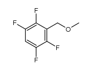 1,2,4,5-tetrafluoro-3-(methoxymethyl)benzene结构式