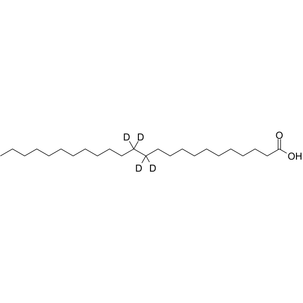 二十四烷酸 d4-1结构式