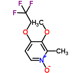 PYRIDINE, 3-METHOXY-2-METHYL-4-(2,2,2-TRIFLUOROETHOXY)-, 1-OXIDE结构式