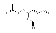 (+)-(2E,4S)-5-Acetoxy-4-(formyloxy)-2-pentenal结构式