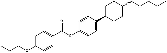 丙氧基苯甲酸戊基环己基苯酚酯结构式