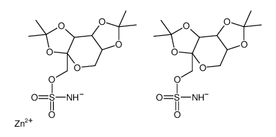 zinc,[(3aS,5aR,8aR,8bS)-2,2,7,7-tetramethyl-5,5a,8a,8b-tetrahydrodi[1,3]dioxolo[4,5-a:5',3'-d]pyran-3a-yl]methoxysulfonylazanide Structure