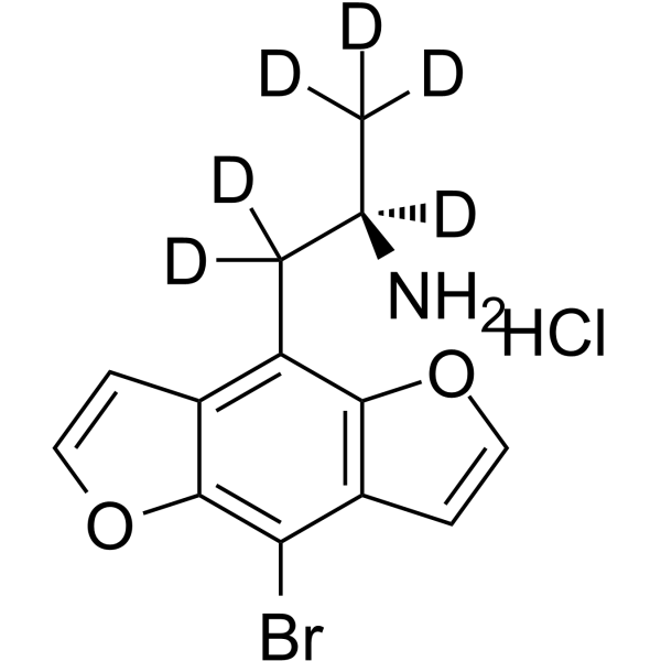 (R)-(-)-Bromo dragonfly-d6 hydrochloride Structure