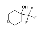 4-(三氟甲基)四氢-2H-吡喃-4-醇结构式