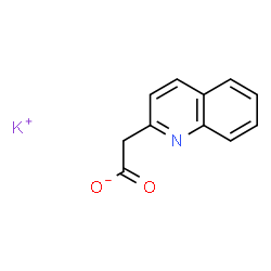 Potassium 2-(quinolin-2-yl)acetate Structure