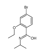 N-异丙基-4-溴-2-乙氧基苯甲酰胺结构式