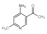 1-(4-氨基-6-甲基吡啶-3-基)乙酮结构式