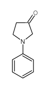1-苯基吡咯烷-3-酮结构式