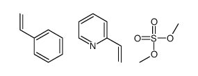 dimethyl sulfate,2-ethenylpyridine,styrene Structure