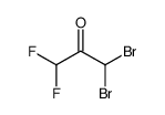 1,1-dibromo-3,3-difluoropropan-2-one Structure