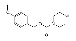 (4-methoxyphenyl)methyl piperazine-1-carboxylate Structure
