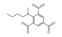 1-(N-Methyl)butylamino-2,4,6-trinitrobenzene Structure