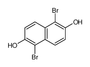 1,5-二溴萘-2,6-二醇结构式