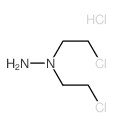 1,1-bis(2-chloroethyl)hydrazine Structure