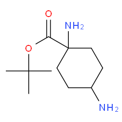 Boc-反式-1,4-环己二胺结构式