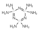 2l5,4l5,6l5-1,3,5,2,4,6-Triazatriphosphorine-2,2,4,4,6,6-hexamine结构式