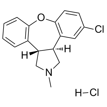 Asenapine hydrochloride structure