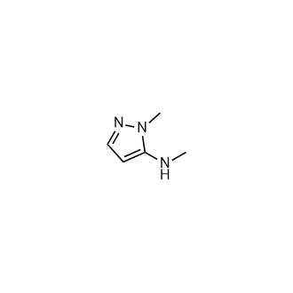 N,1-Dimethyl-1H-pyrazol-5-amine Structure