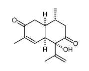 3,8-二氧代-7ALPHA-羟基-4,11(12)-四去氢杜松烷结构式