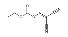 (ethoxycarbonyloxy)carbonimidoyl dicyanide Structure