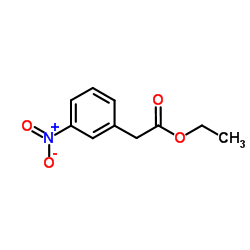 Ethyl (3-nitrophenyl)acetate structure