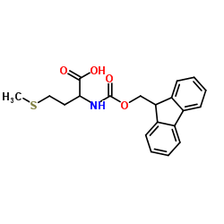 N-[(9H-Fluoren-9-ylmethoxy)carbonyl]methionine structure
