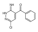 (3-amino-6-chloropyridazin-4-yl)-phenylmethanone Structure