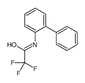 2,2,2-trifluoro-N-(2-phenylphenyl)acetamide结构式