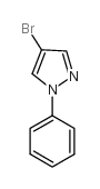 4-溴-1-苯基-1H-吡唑结构式