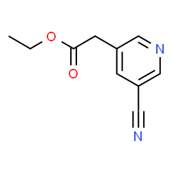 5-氰基吡啶-3-乙酸乙酯结构式