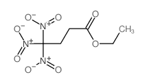 Butanoic acid,4,4,4-trinitro-, ethyl ester结构式