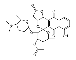 3'-O-α-D-Forosaminyl-(+)-griseusin A Structure