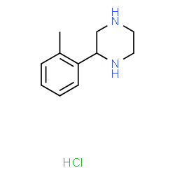 2-(2-Methylphenyl)piperazine dihydrochloride Structure