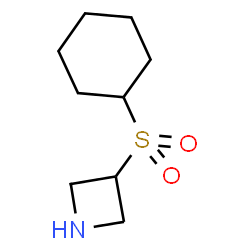3-(环己基磺酰基)氮杂环丁烷结构式