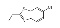 BENZOTHIAZOLE, 6-CHLORO-2-ETHYL- Structure