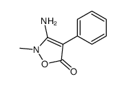 3-amino-2-methyl-4-phenylisoxazol-5(2H)-one结构式