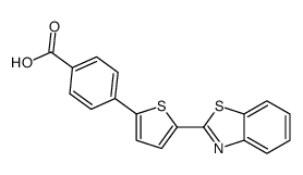 4-[5-(1,3-benzothiazol-2-yl)thiophen-2-yl]benzoic acid Structure