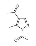 1,4-二乙酰基-5-甲基-1H-吡唑(9ci)结构式