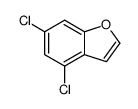 4,6-二氯苯并呋喃结构式