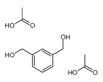 acetic acid,[3-(hydroxymethyl)phenyl]methanol结构式