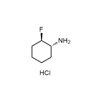 (1R,2R)-2-氟代环己胺盐酸盐结构式