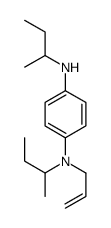 1-N,4-N-di(butan-2-yl)-4-N-prop-2-enylbenzene-1,4-diamine Structure