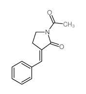 1-acetyl-3-benzylidene-pyrrolidin-2-one Structure