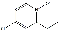 2-乙基-4-氯吡啶氮氧化物结构式