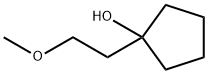 Cyclopentanol, 1-(2-methoxyethyl)- Structure