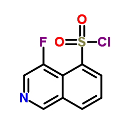 4-氟异喹啉-5-磺酰氯结构式