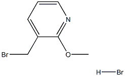 3-(溴甲基)-2-甲氧基吡啶氢溴酸盐结构式