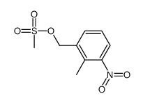 2-METHYL-3-NITROBENZYL METHANESULFONATE结构式