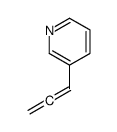 Pyridine, 3-(1,2-propadienyl)- (9CI) Structure