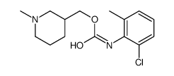 (1-methylpiperidin-3-yl)methyl N-(2-chloro-6-methylphenyl)carbamate Structure